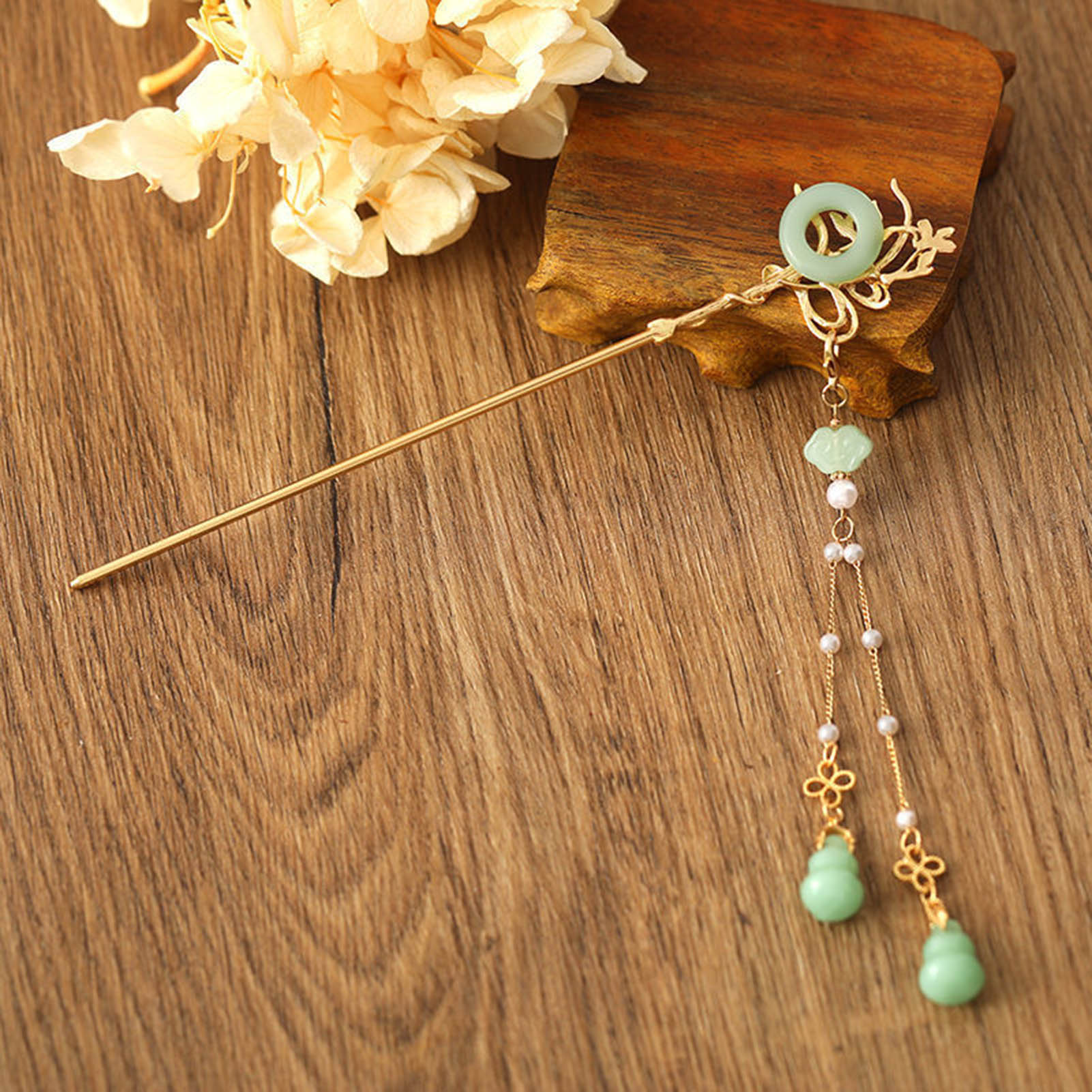 Women Accessories Trendy - Chinese Style Glass Hairpin For Women