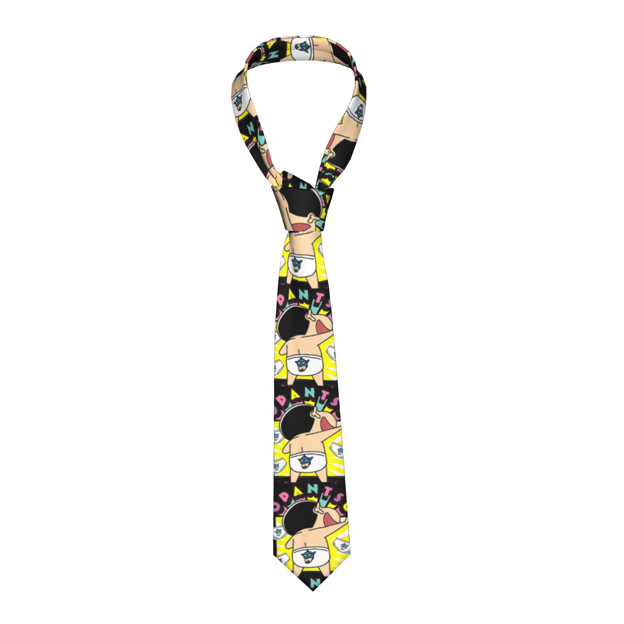 Women'S Accessories In The 90S - Shinchan Cartoon 90s Necktie Men Polyester