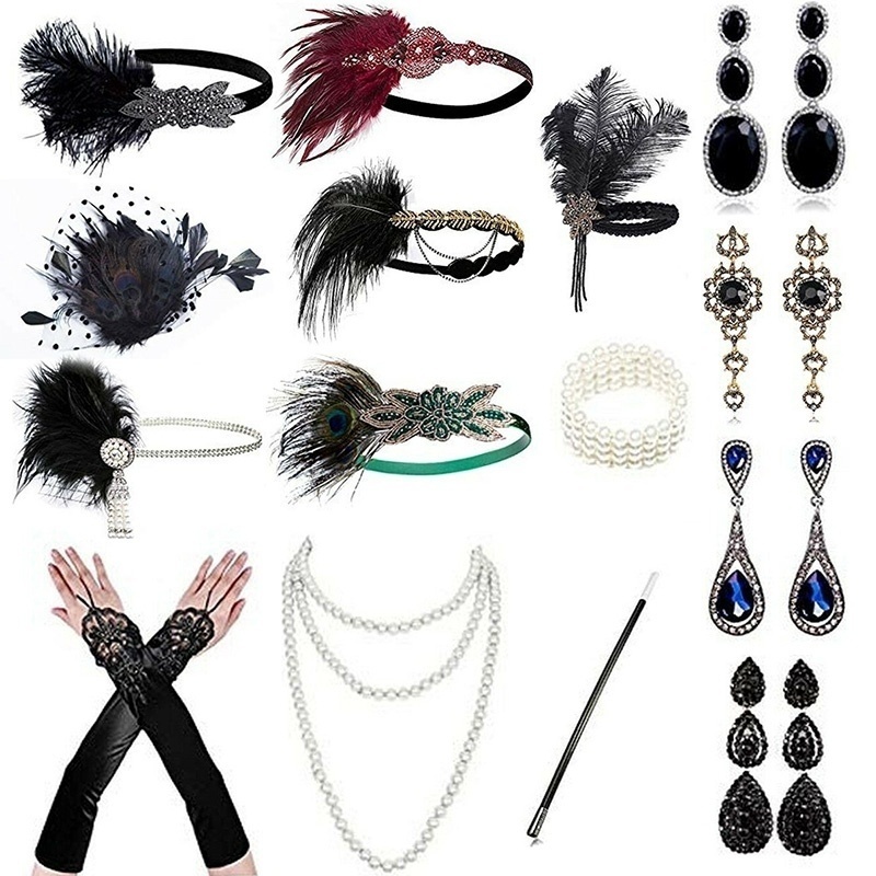 Women'S Accessories In The 1920S - 1920 Cosplay Halloween Gatsby Phụ Kiện