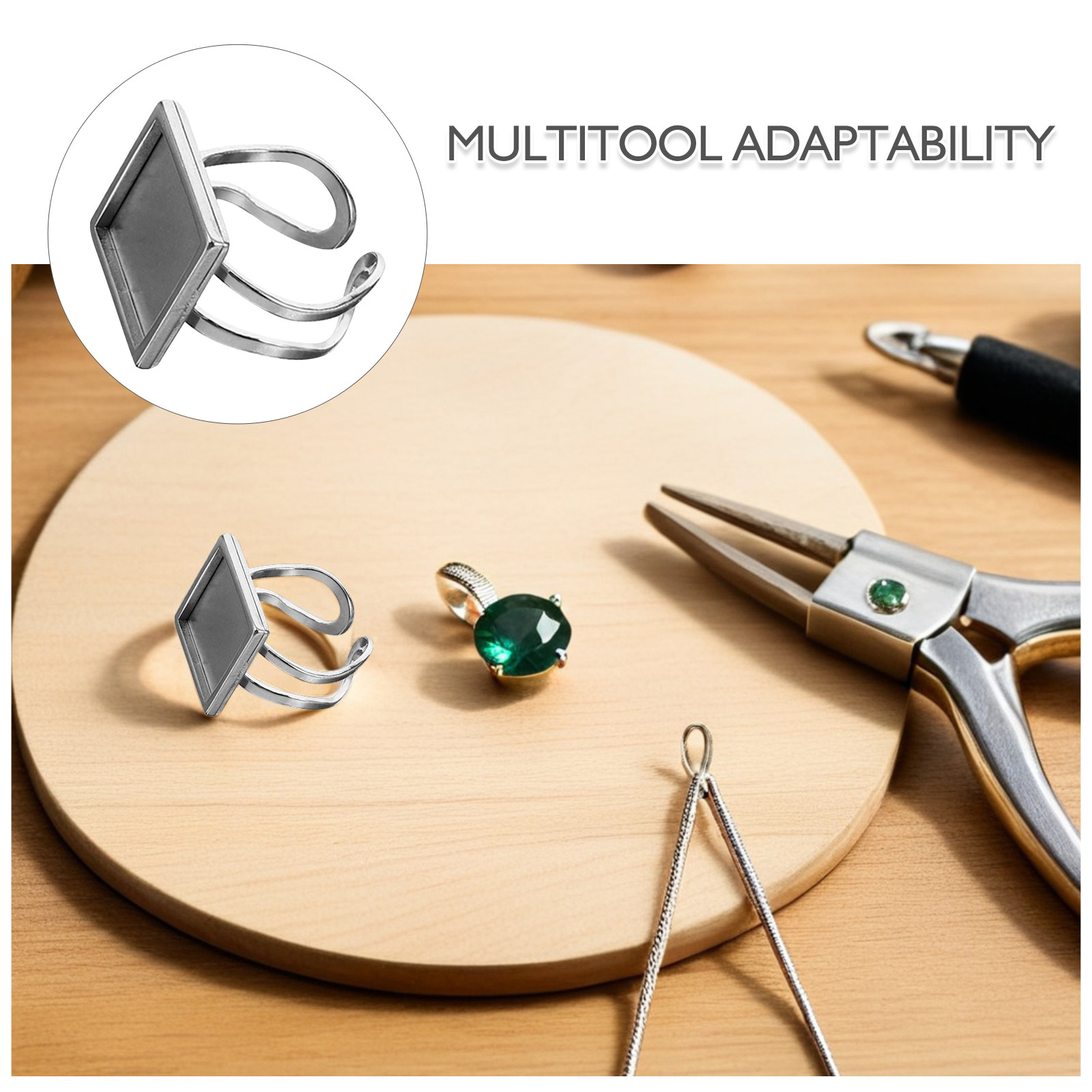3Pcs Adjustable Square Ring Ba - đánh giá và giá Ring Set Adjustable