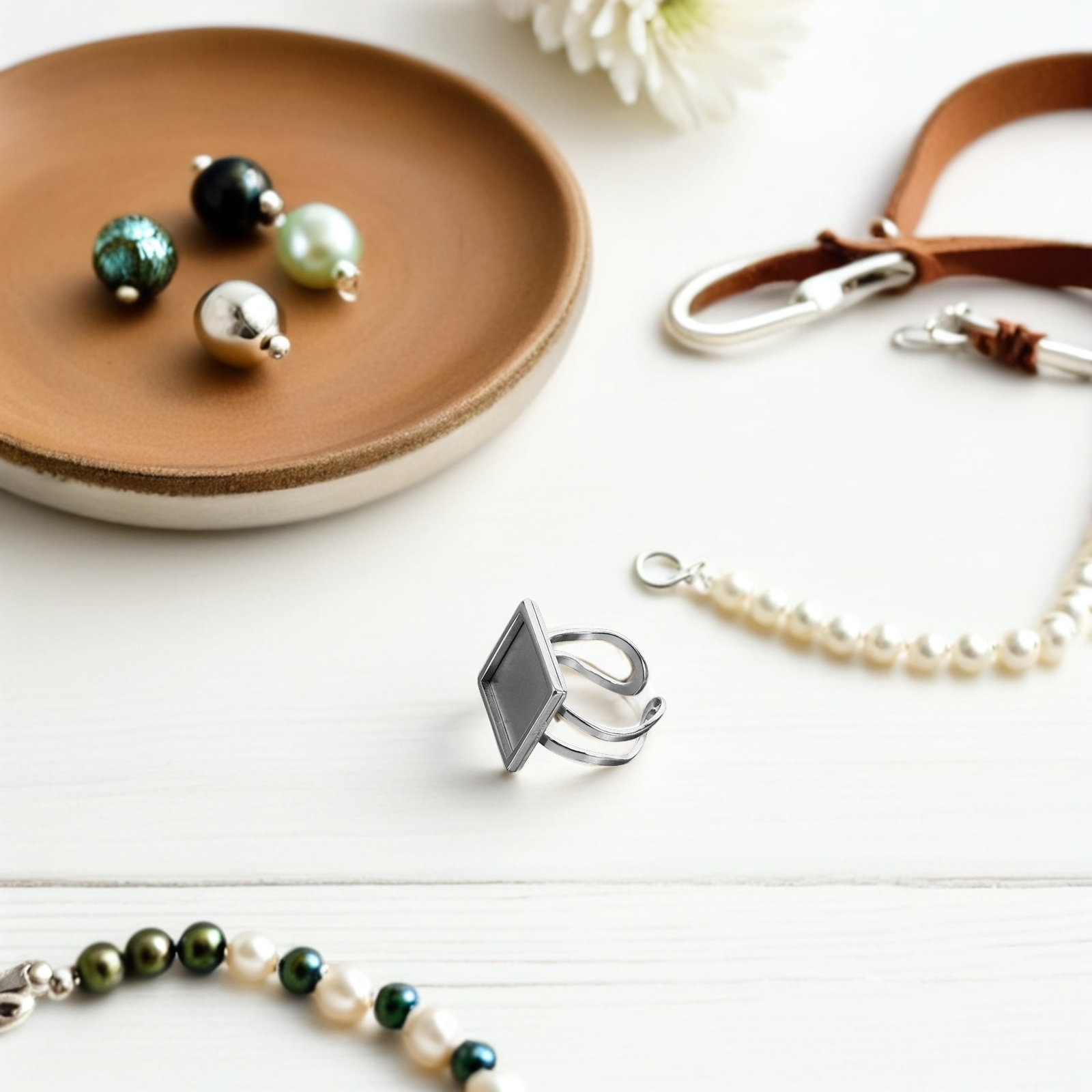 3Pcs Adjustable Square Ring Ba - đánh giá và giá Ring Set Adjustable
