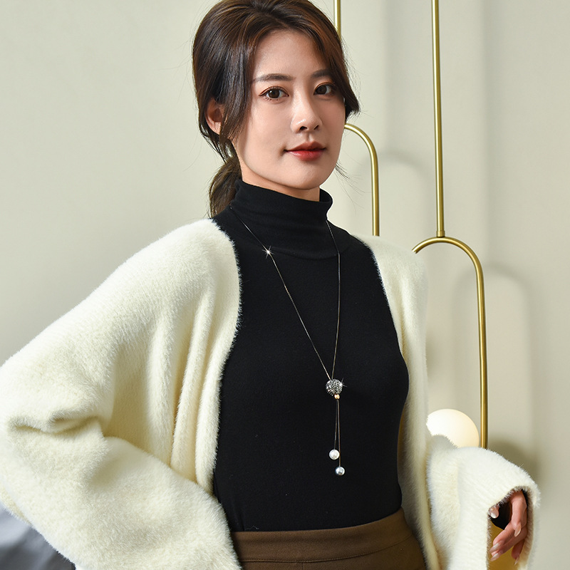 Black Crystal Ball Long Neckla - đánh giá và giá Women Jewelry Accessories For Black Dress