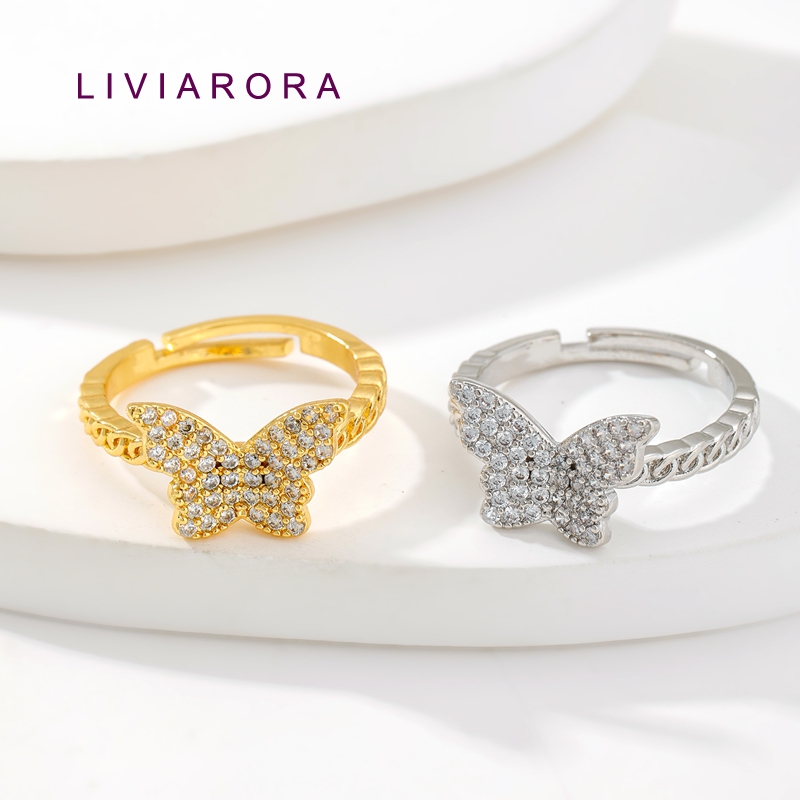 1/2/4Pcs 18K Gold Plated Brass - đánh giá và giá Ring Set Adjustable