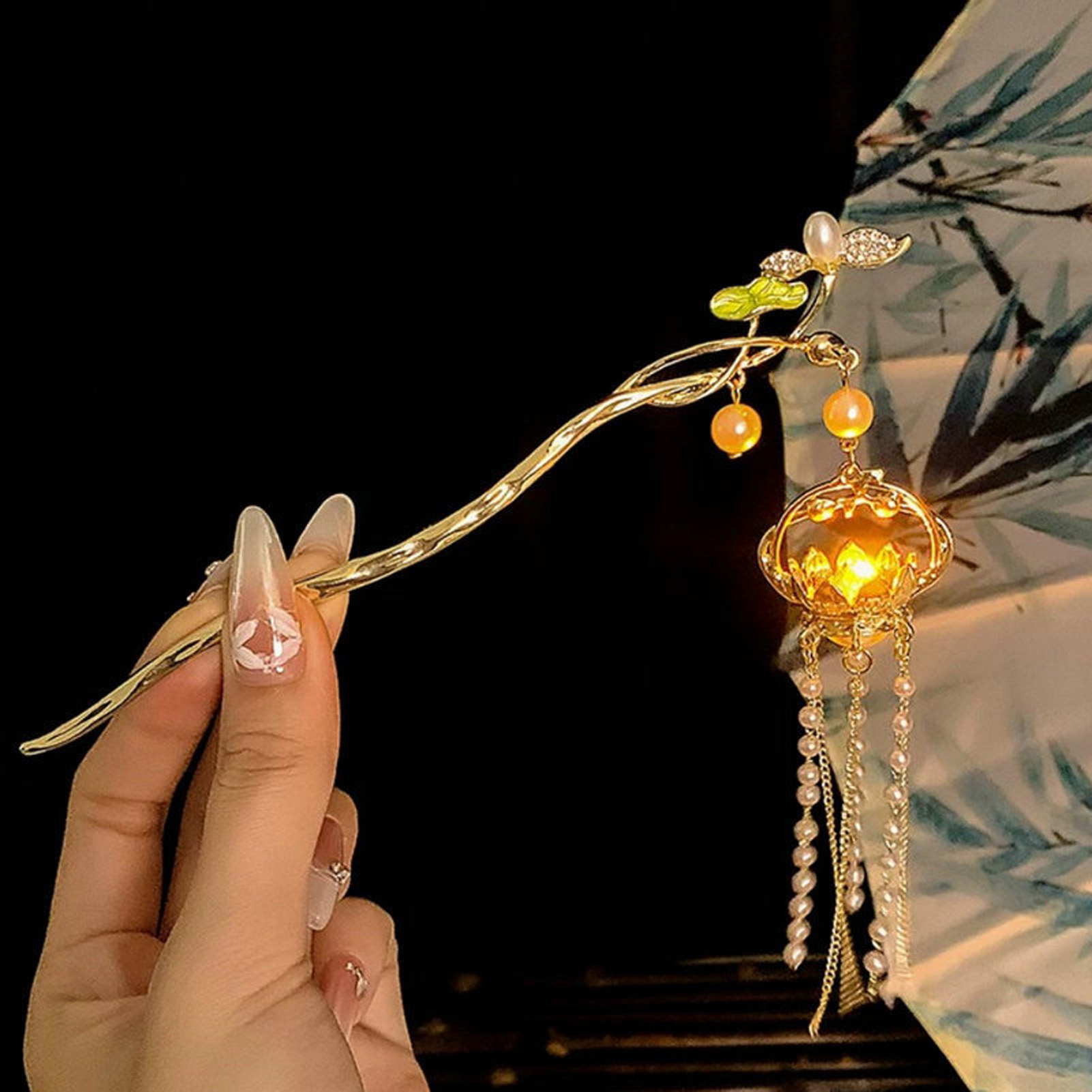 Luminous Flower Hairpin Exquis - đánh giá và giá Women Accessories Trendy