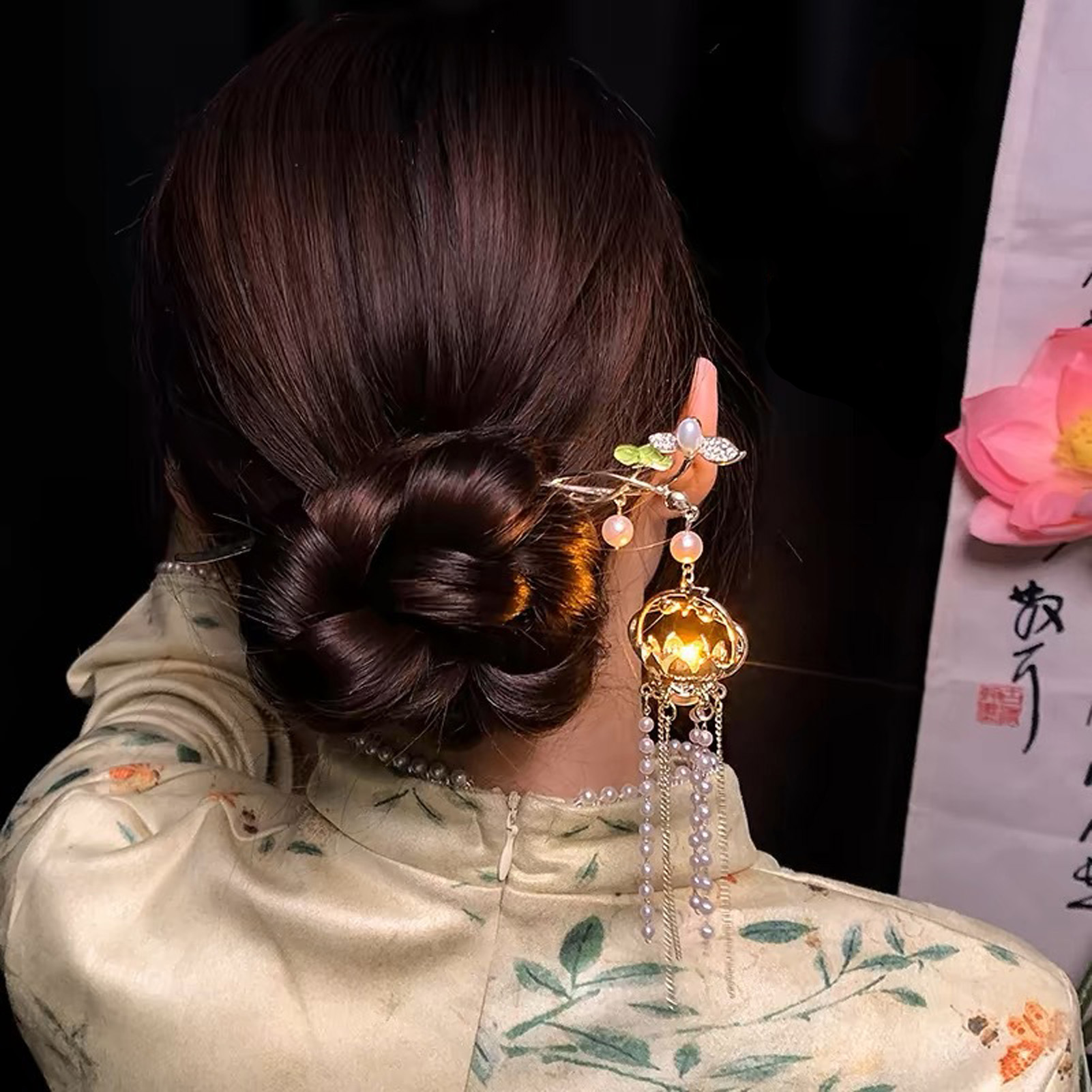 Luminous Flower Hairpin Exquis - đánh giá và giá Women Accessories Trendy