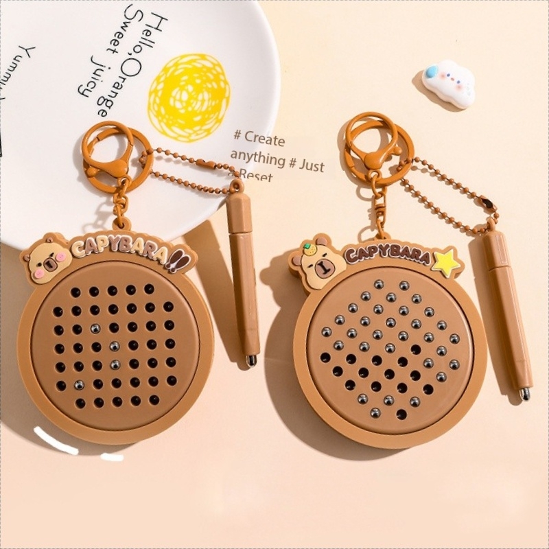 Cartoon Kapibala Magnetic Stee - đánh giá và giá Women Accessories Drawing