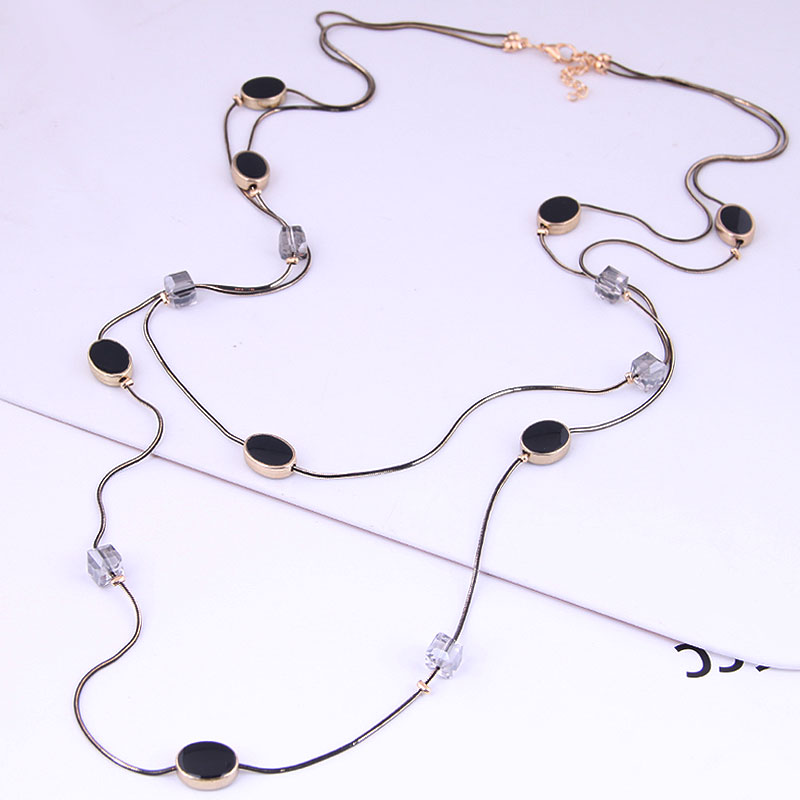 Multi Layers Black Beads Chain - đánh giá và giá Women Jewelry Accessories For Black Dress