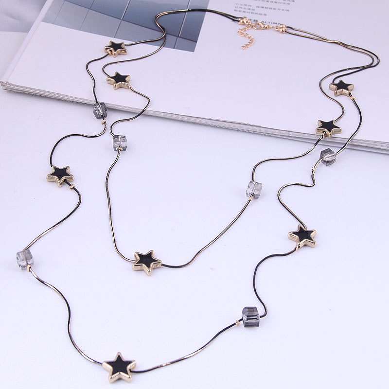 Multi Layers Black Beads Chain - đánh giá và giá Women Jewelry Accessories For Black Dress