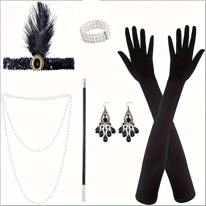 PESENAR 1920s Flapper Accessor - đánh giá và giá Women'S Accessories In The 1920S