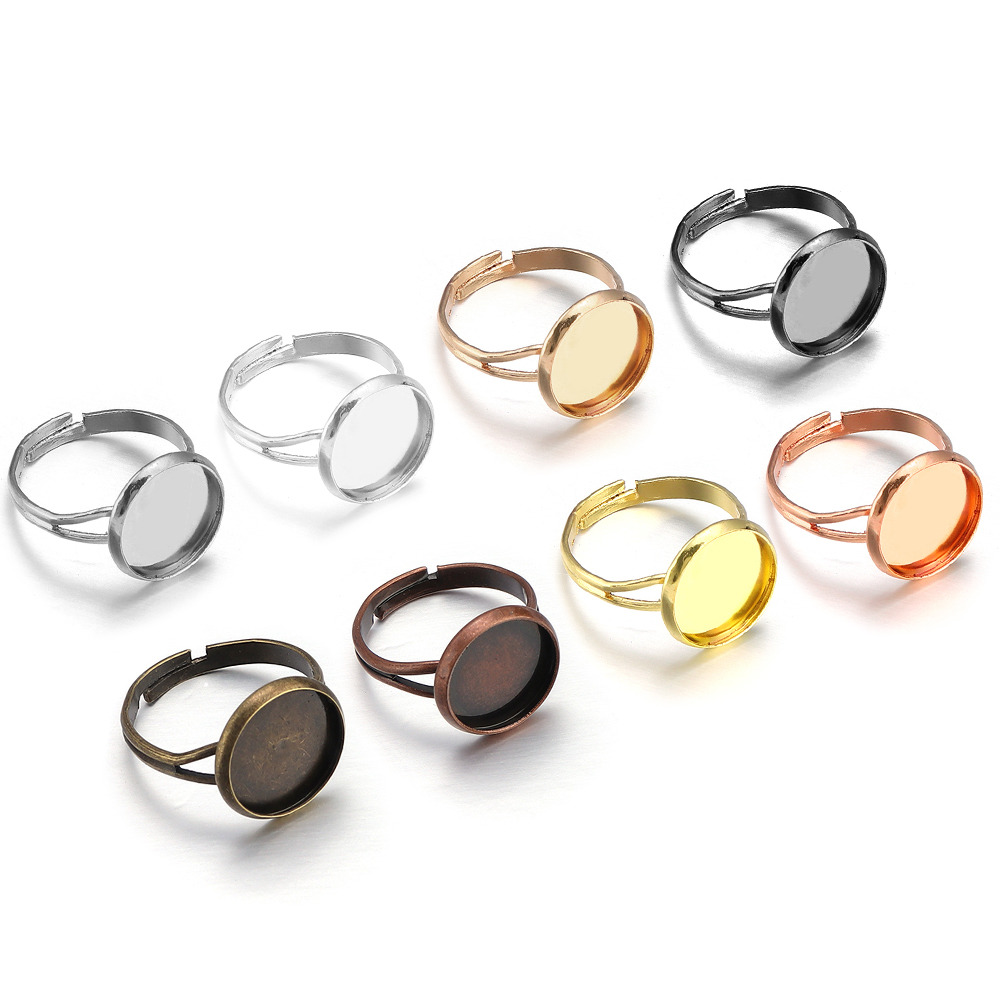 10Pcs/Lot Adjustable Blank Rin - đánh giá và giá Ring Set Adjustable