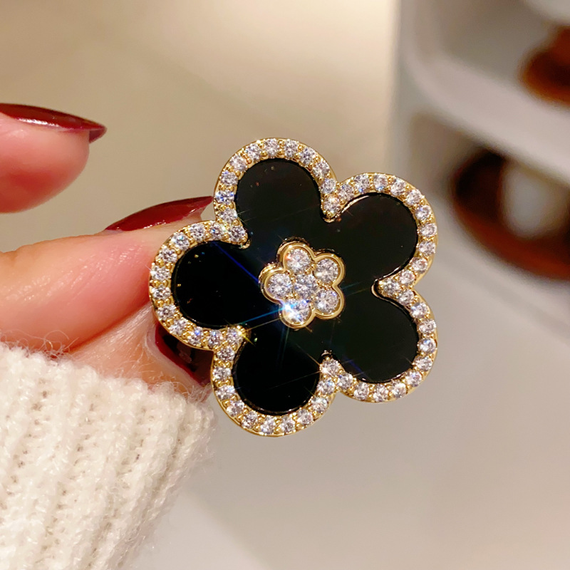 Black Flower Brooches For Wome - đánh giá và giá Women Jewelry Accessories For Black Dress