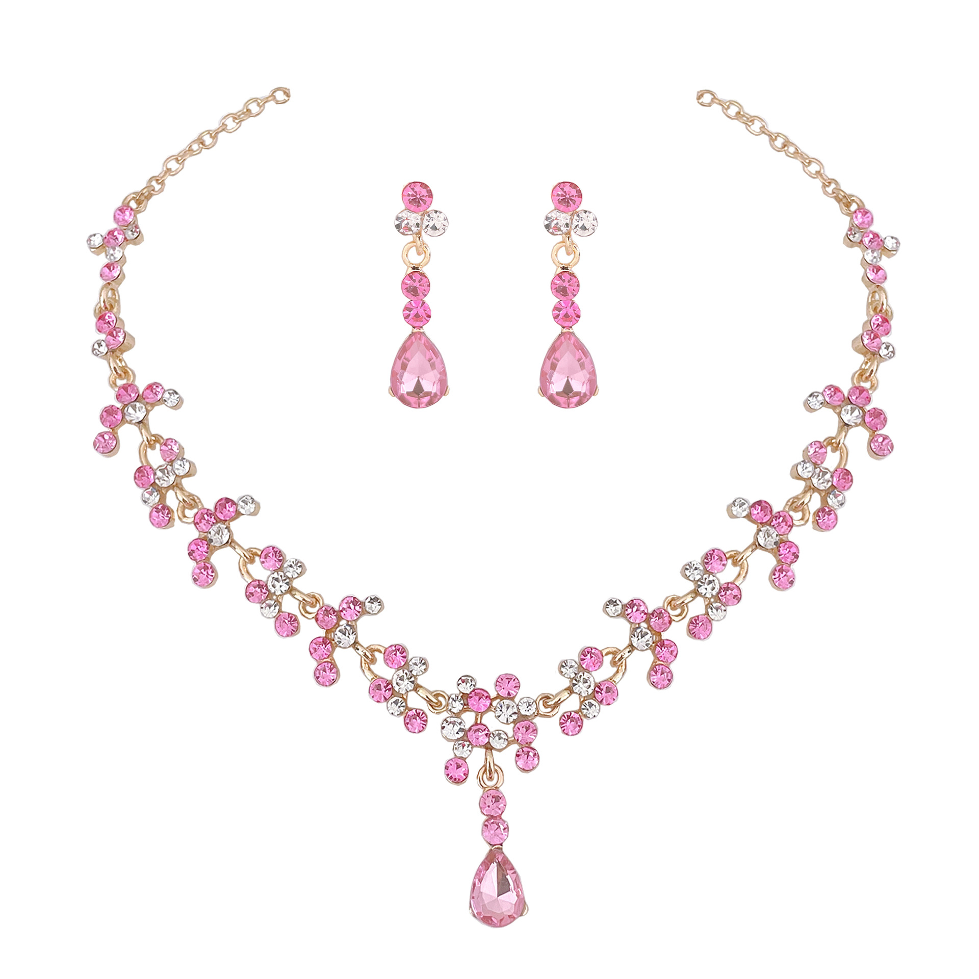Baroque Hồng Tím Pha Lê Cưới C - đánh giá và giá Women Jewelry Accessories For Black Dress
