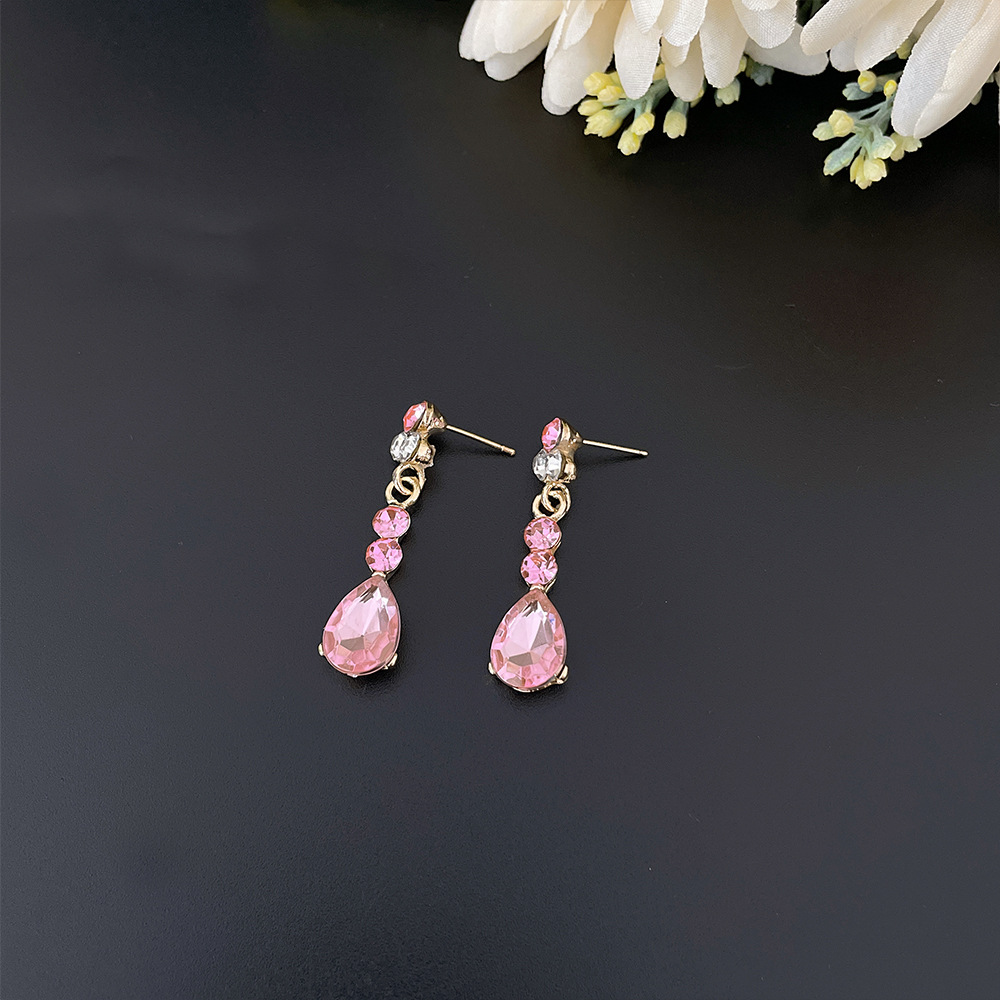 Baroque Hồng Tím Pha Lê Cưới C - đánh giá và giá Women Jewelry Accessories For Black Dress
