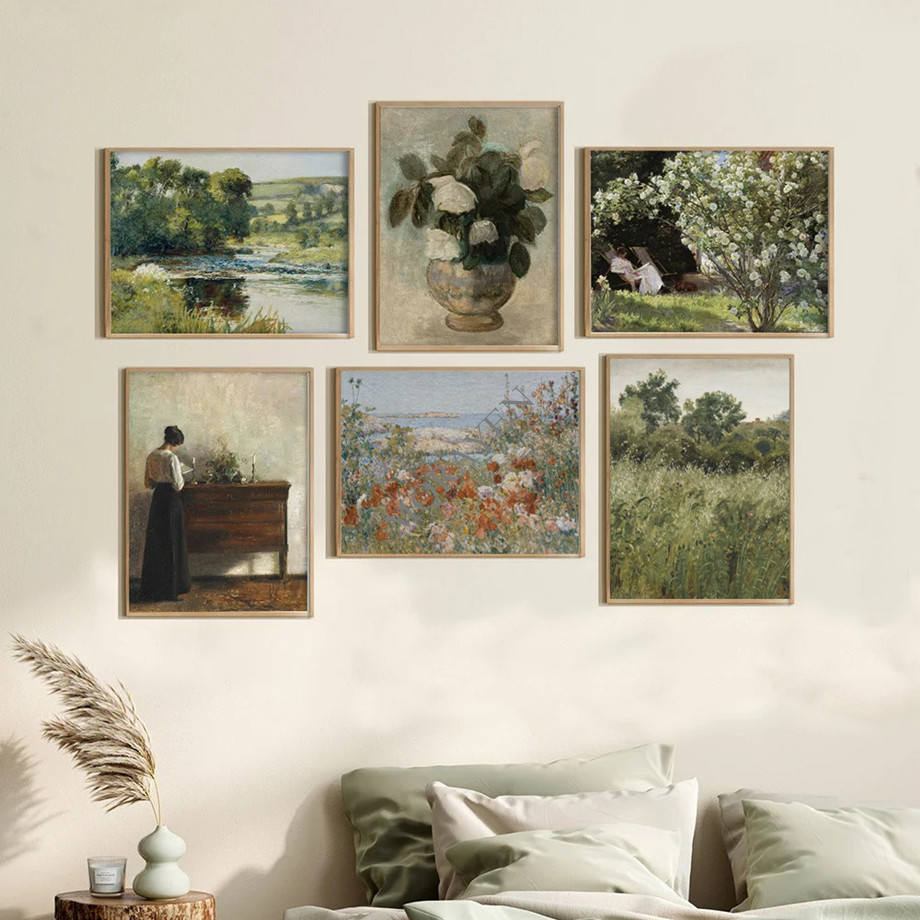 Rural Nature Landscape Wall Ar - đánh giá và giá Women'S Accessories Louis Vuitton
