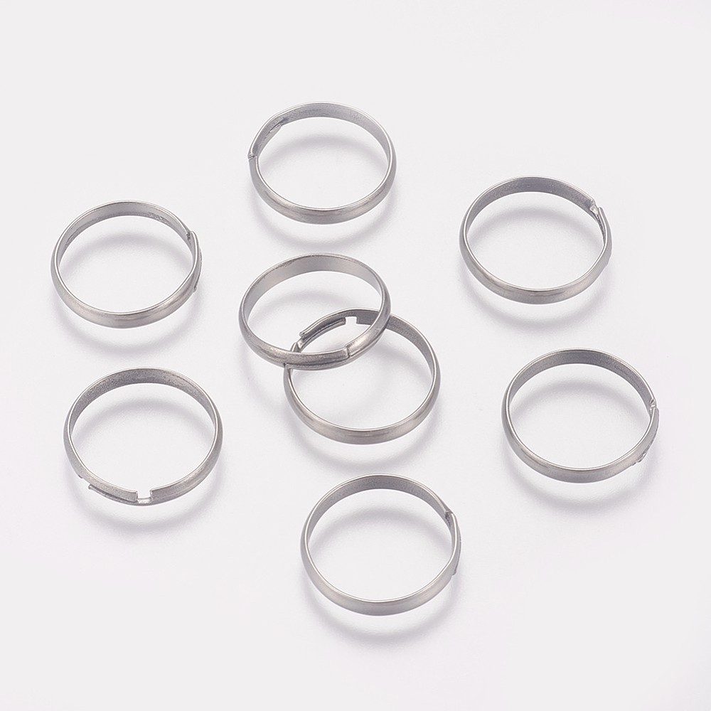 50pcs Tarnish Resistant 316 Su - đánh giá và giá Ring Set Adjustable