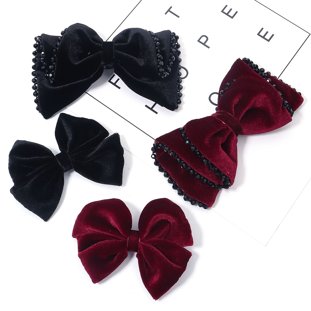 Wine Red Black Classics Style  - đánh giá và giá Women Jewelry Accessories For Black Dress