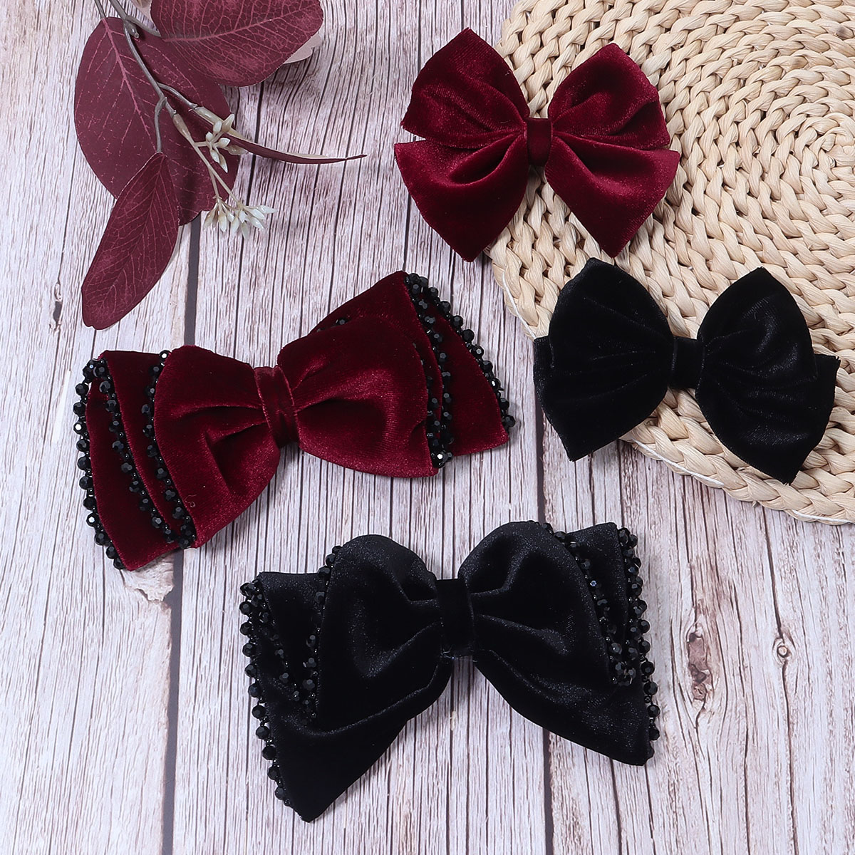 Wine Red Black Classics Style  - đánh giá và giá Women Jewelry Accessories For Black Dress