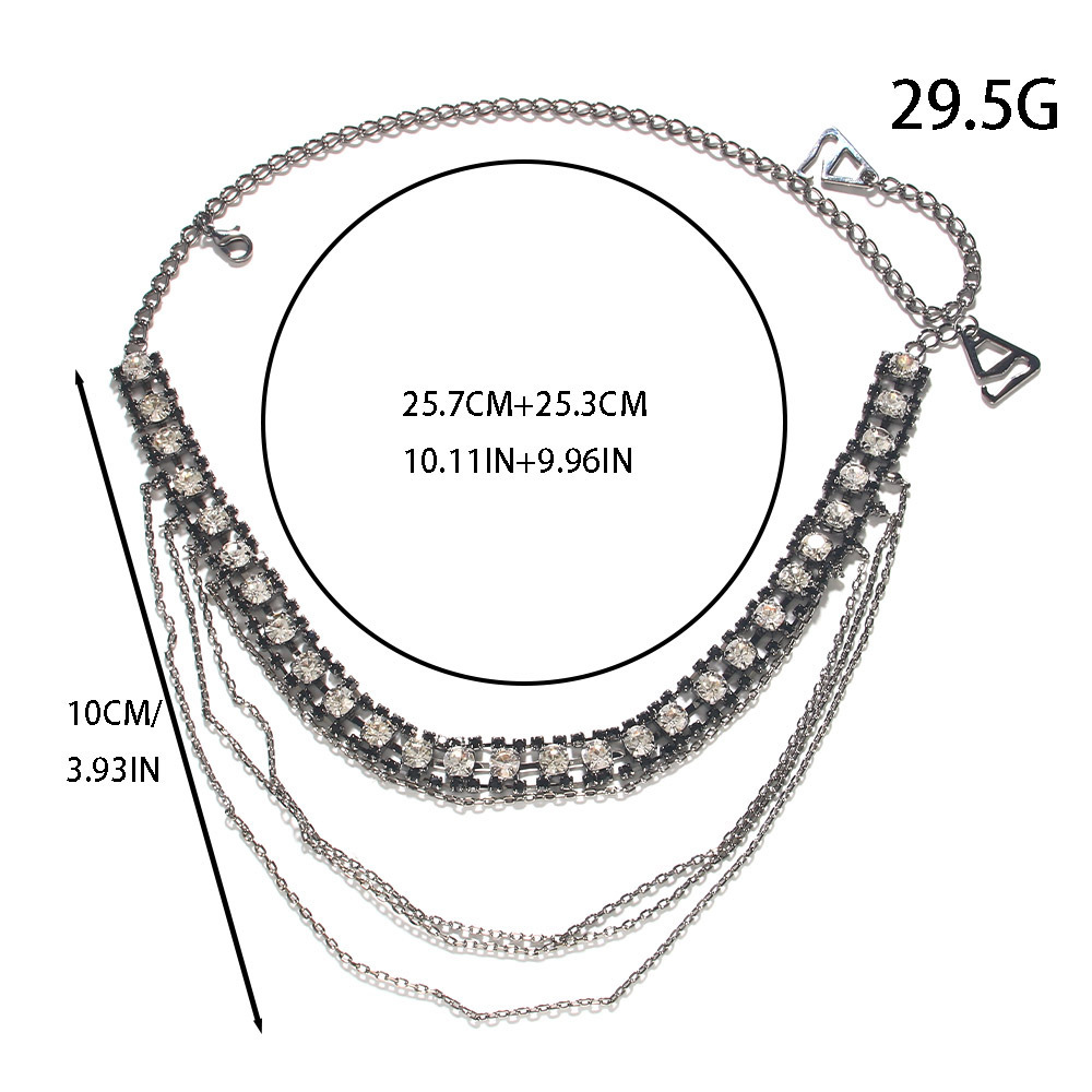 Stonefans Black Layered Should - đánh giá và giá Women Jewelry Accessories For Black Dress