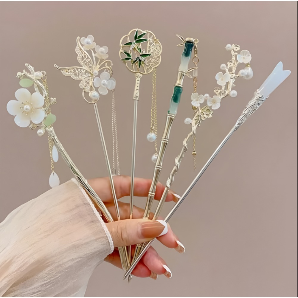 1/6pcs Elegant Chinese Style T - đánh giá và giá Women Accessories Trendy