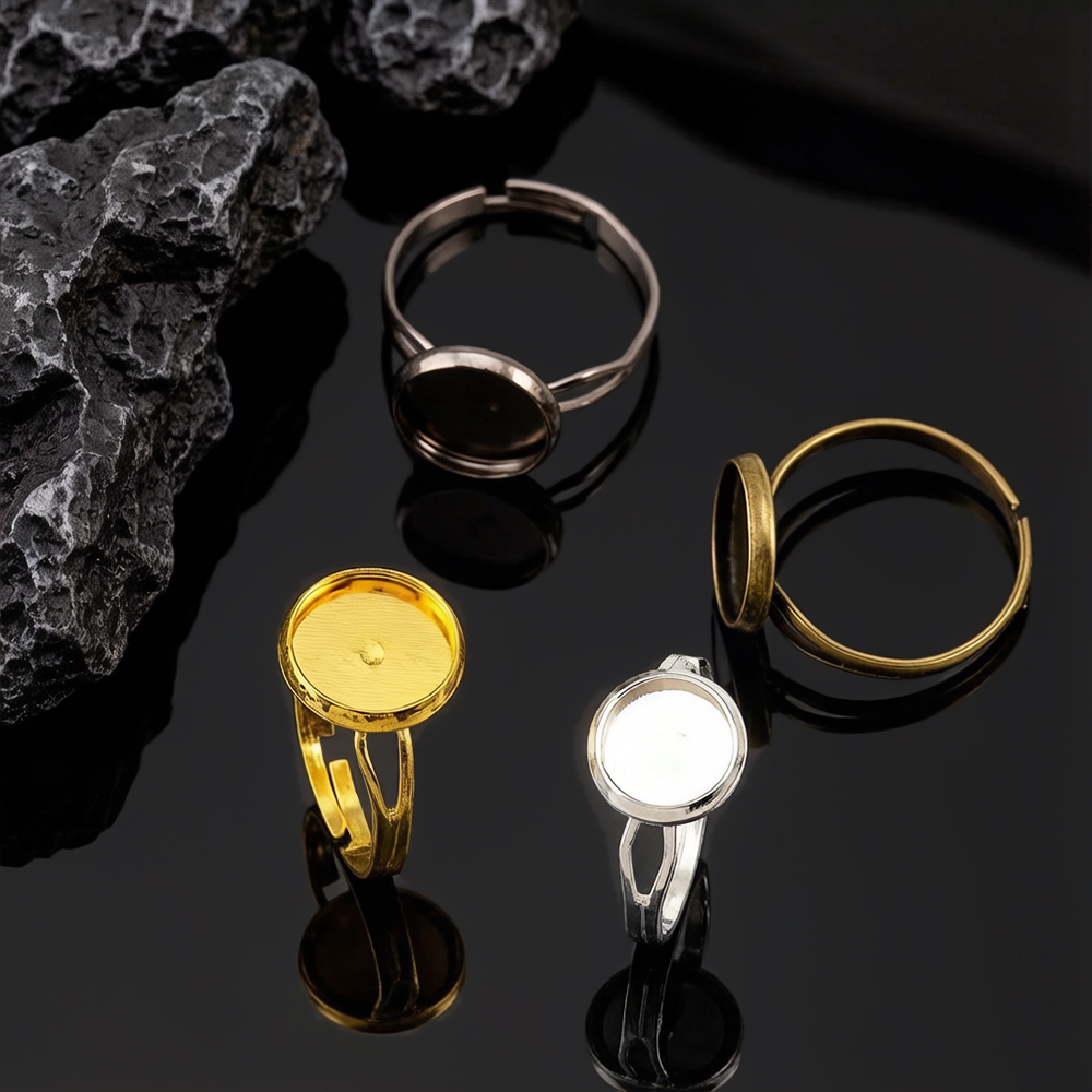 10pcs/lot Adjustable Blank Rin - đánh giá và giá Ring Set Adjustable