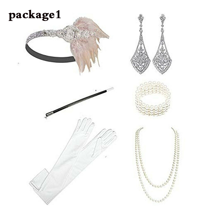 1920 Cosplay Halloween Gatsby  - đánh giá và giá Women'S Accessories In The 1920S